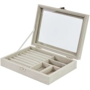 Resim Smarthome Takı Kutusu Krem 20x15cm 