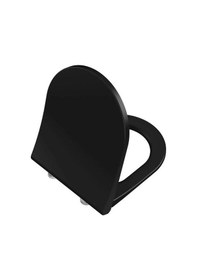 Resim 131-483-009-VitrA Integra Slim Etekli Soft Klozet Kapağı Duroplast - Mat Siyah 