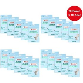 Resim Mulpex Tek Kullanımlık Suda Çözünür Klozet Kapak Örtüsü 20 x 10'lu 