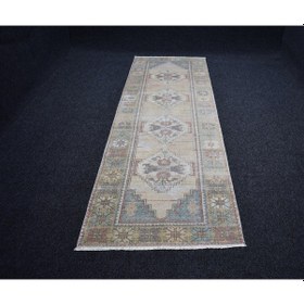 Resim Zehra Abla Halı Vintage El Dokuma Şaheser Pastel Göbekli Cappadocia Yolluk Yün Halı 7000 Çok Renkli 