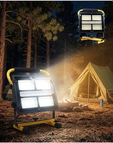 Resim Diğer Solar Ve Usb Şarjlı Güçlü Led Çalışma Lambası Ayarlanabilir Açılı Kamp Feneri 
