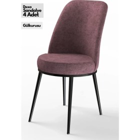 Resim Canisa Concept Canisa Dexa Serisi Yemek ve Mutfak Sandalyesi , 4 Adet , Ayaklar Siyah 