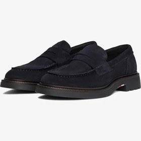 Resim Tommy Hilfiger HILFIGER COMFORT LWT, PRB Lacivert Erkek Loafer Ayakkabı 