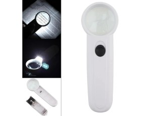 Resim Urfakent 15X Çok Fonksiyonlu 2 LED Işıklı Taşınabilir El Büyüteç 