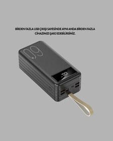 Resim Led Ekranlı Çok Fonksiyonlu Taşınabilir Şarj Ünitesi Powerbank Diğer 
