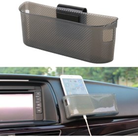 Resim 3r 2105 18X3X7CM Araba Saklama Kutusu Silikon+Abs Telefon Kartı Madeni Para Düzenleyici Kılıf (Yurt Dışından) 