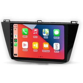 Resim cartech CRT 464 Serisi Volkswagen Tiguan 20162019 4-64GB QLED Ekran Android Multimedya Teyp 