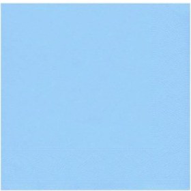 Resim Peçete düz desenli mavi pk:20 