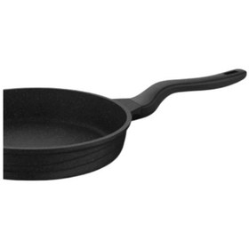 Resim Elexsus 26 Cm Döküm Granit Tava Siyah Yapışmaz 