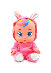 Resim Mavi Beyaz Pembe Konuşan Et Bebek 