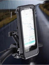 Resim DEANB DS0MT3 Motosiklet Ve Bisiklet Telefon Tutucu Waterproof Su Geçirmez Direksiyon Gidon Montajlı New 