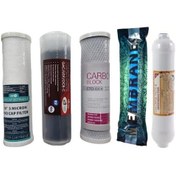 Resim Su Arıtma Cihazı Filtresi 5'li Filtre Seti Çift Karbonlu Ekonomik Set 