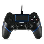 Resim Ps4 Ve Pc Uyumlu Titreşimli Kablolu Oyun Kolu Gamepad 