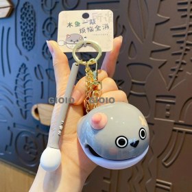 Resim Silver1 Miffy Tavşan Bebek Anahtarlık Kolye Kadın Zarif Diy Boncuklu Çift Anahtarlık Kitap Çantası Çekicilik (Yurt Dışından) 