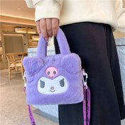 Resim Hello Kitty, Kuromi, My Melody Peluş Çanta, Melody Peluş Çantası, Corgi Omuz Çantası, Parti Hediyesi, Sevgililer Günü Hediyesi, Noel Hediyesi 
