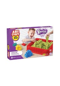 Resim Kum Ev Kale Seti Kinetik Oyun Kumu Oyuncak Set 1500 Gr Kum 
