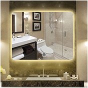 Resim GLOBAL LED MIRROR 75x105 Cm Dokunmatik Tuşlu Ledli Ayna Banyo Aynası Dekoratif Ayna Boy Ayna Salon Duvar Ayna 