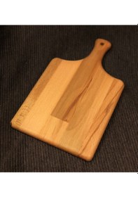 Resim Kayın Ağacı Küçük Boy Kesme Tahtası Ahşap 