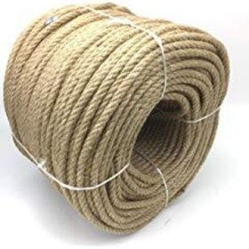 Resim Doğalsan Tarım Jüt Hasır İp Dekor Çuval Halat İp 6 mm 75 m 