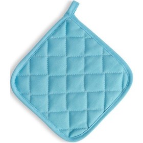 Resim Yanmaz Fırın Eldiveni Ve Fırın Tutacağı 1 Eldiven 1 Tutacak Açık Mavi 