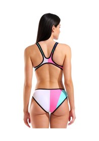 Resim One Placement Swimsuit Tech Back Kadın Çok Renkli Yüzücü Mayo 010671505 Çok Renkli 
