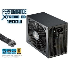 Resim High Power 3.1 1200w 80+gold 5.1atx Güçkaynağı Hp2-a1200gd-f14c 