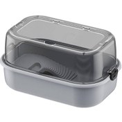 Resim Suntek Kaplumbağa Akvaryumu Kolay Temizlenen Sürüngenler Gri 