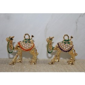 Resim 9057651573897drvs - Swarovski Taşlı Minik Figür - Deve 