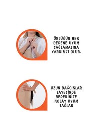 Resim Star Ayar Askılı Havlulu 4lü Mutfak Önlüğü Seti Eldiven Tutacak Krem-siyah-siyah 