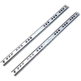 Resim Yeniler Telk.Bily.Tek Açılım Çekmece Ray 17 Mm - 400 Mm 