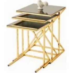 Resim Mobilgen Nelson Zigon Sehpa Bronz 