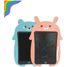 Resim 8.5 inç Tavşan Figürlü LCD Çizim ve Yazı Tableti 