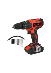 Resim Kleco KE18DM-20DB 18V 1.5 Ah Li-ion Çift Akülü Darbeli Matkap Vidalama 
