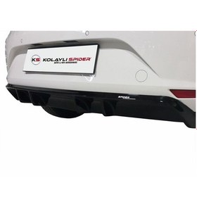 Resim Seat Leon 3 5f Arka Orta Tampon Difüzör Fiber/astarlı 2013 Ve Sonrası 