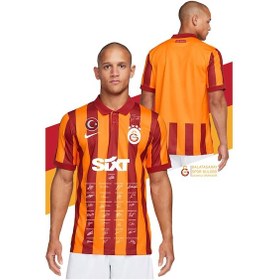 Resim Galatasaray Lisanslı 100. Yıl İmzalı Forma Sarı - Kırmızı 