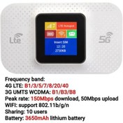 Resim 4g Lte Router 150mbps Portable Wifi Repeater 3650mah Unlocked Pocket Wireless Router B 