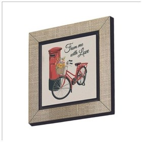 Resim Hollanda Bisklet Görseli Baskılı Mdf Magnet 7x7 158 