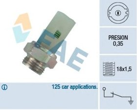 Resim FAE 12380 YAĞ MÜŞÜRÜ R11 R21 1.7 2.0 R19 1.9D LAGUNA 2.0 0.35 BAR 