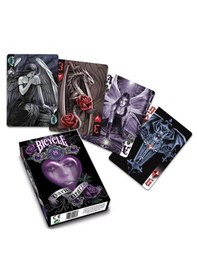 Resim Bicycle Anne Stokes Dark Hearts Oyun Kağıdı İskambil Kartları 