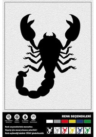 Resim Scorpıon Up Stıcker 12 X 15 Cm 