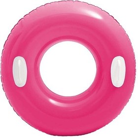 Resim Intex Tutacaklı Parlak Simit Pembe 76 Cm 59258 Beyaz 