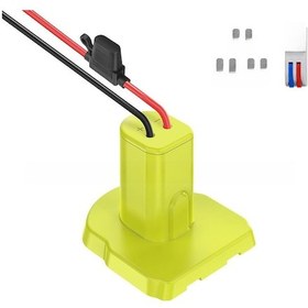 Resim Maiyame Ryobı 18v Elektrikli Aletler İçin Nikel-lityum Batarya Adaptörü, Dıy Kablolu Güç Çıkışı, Sigortalı Tasarım 
