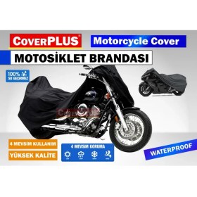 Resim Coverplus Bianchi Hunter 125 Motosiklet Brandası Siyah 