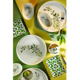 Resim Pearl Shop Porselen 12346 Moderna 16 Parça 6 Kişilik Kahvaltı Takımı 