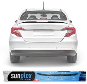 Resim SUNPLEX Fiat Egea Bagaj Üstü Spoiler Piano Black 2015 Sonrası 