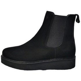 Resim Boy Uzatan Bot Siyah Süet 