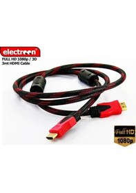 Resim Electroon 3Metre Örgülü Hdmı Kablo 
