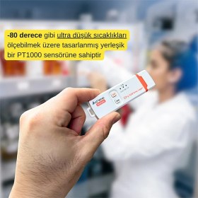 Resim Sevgift Az 88165 Aşı Ilaç ve Hassas Ürün Taşıma Isı Kayıt Cihazı | Pil Ömrü Kadar Kullanımlı 