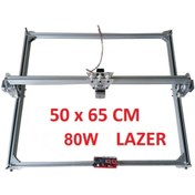 Resim NEJE 40w Lazer Makinası 50x65 Cm Işleme Alanı Lazer Cnc Kesim - Kazıma 