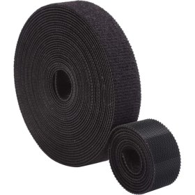 Resim Dünya Magnet 3 Metre Kablo Düzenleyici Toplayıcı Cırt Cırt Siyah 